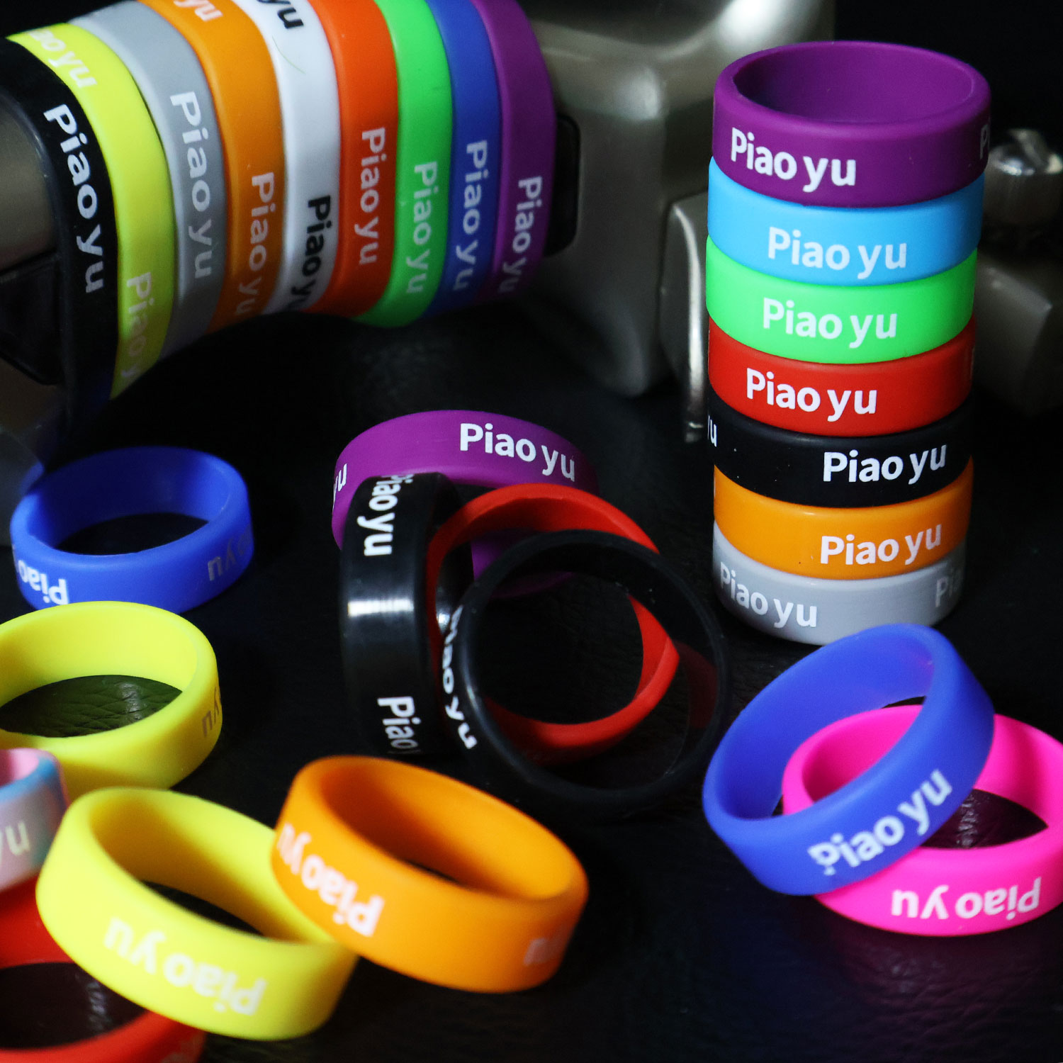 Vape Band Silicone - 13 มม./20 มม.20PCS ป้องกันซิลิโคนแหวนสีตกแต่งแหวนตกปลา Rod Slingshot