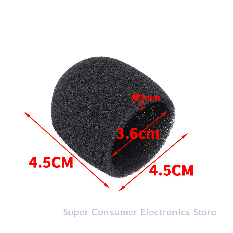 Shure Mic Mv7 - ฝาครอบไมโครโฟนแบบโฟมสำหรับป้องกันเสียงลม สำหรับไมโครโฟน Shure SM58 SLX24 PGX24