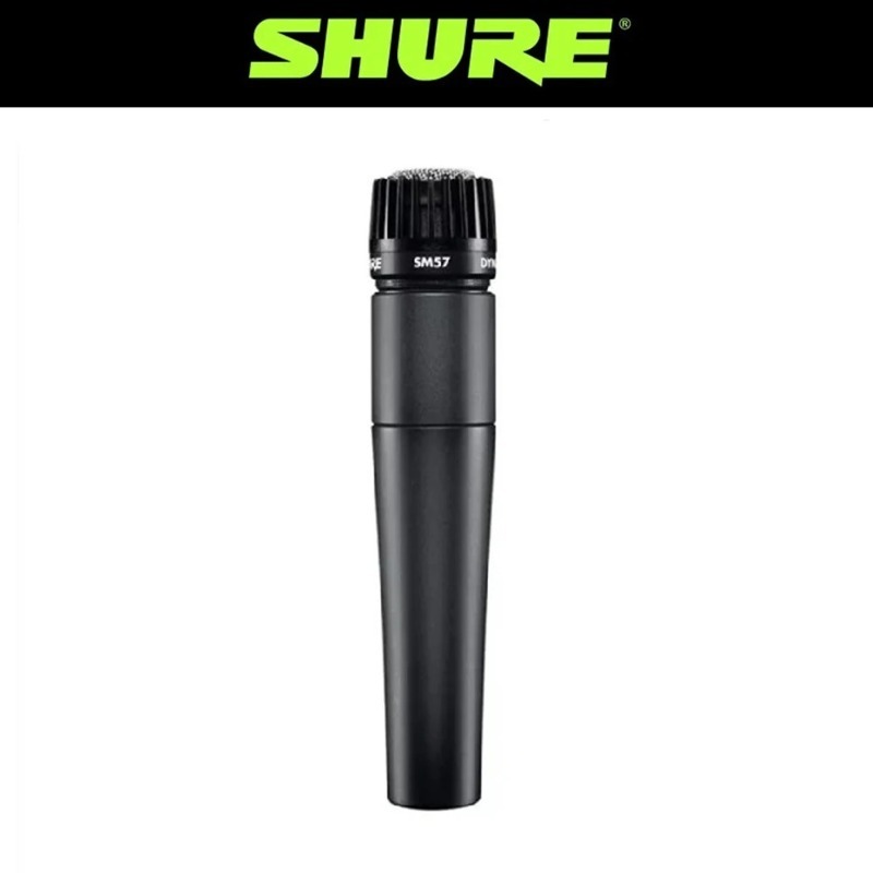 Shure Mic Mv7 - ไมโครโฟน Shure SM57 สำหรับเครื่องดนตรี แบบคาร์ดิออยด์ ไดนามิก