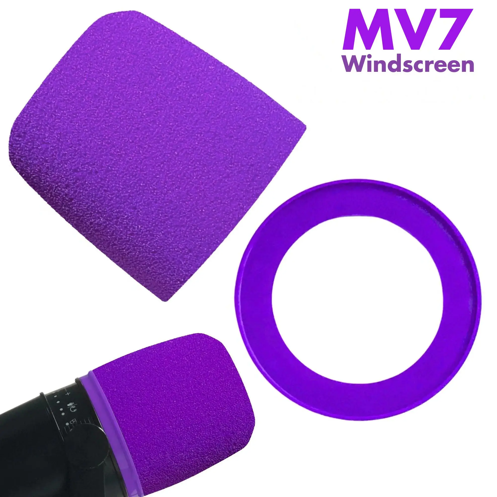 Shure Mic Mv7 - โฟม MV7 สำหรับไมโครโฟน Shure MV7, MV7i,