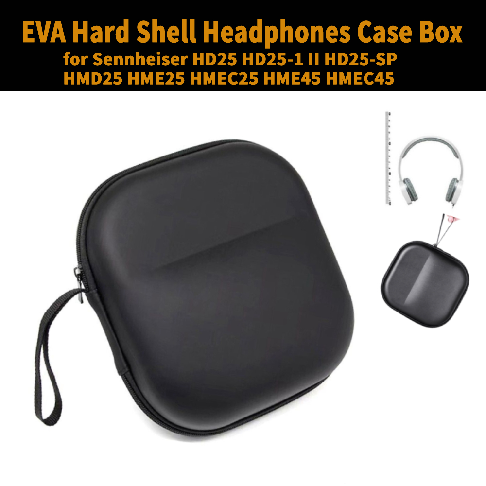 Sennheiser Headphone Hd 25 - EVA ฮาร์ดเชลล์กล่องใส่หูฟังสำหรับเซนไฮเซอร์ HD25 HD25-1 II HD25-SP