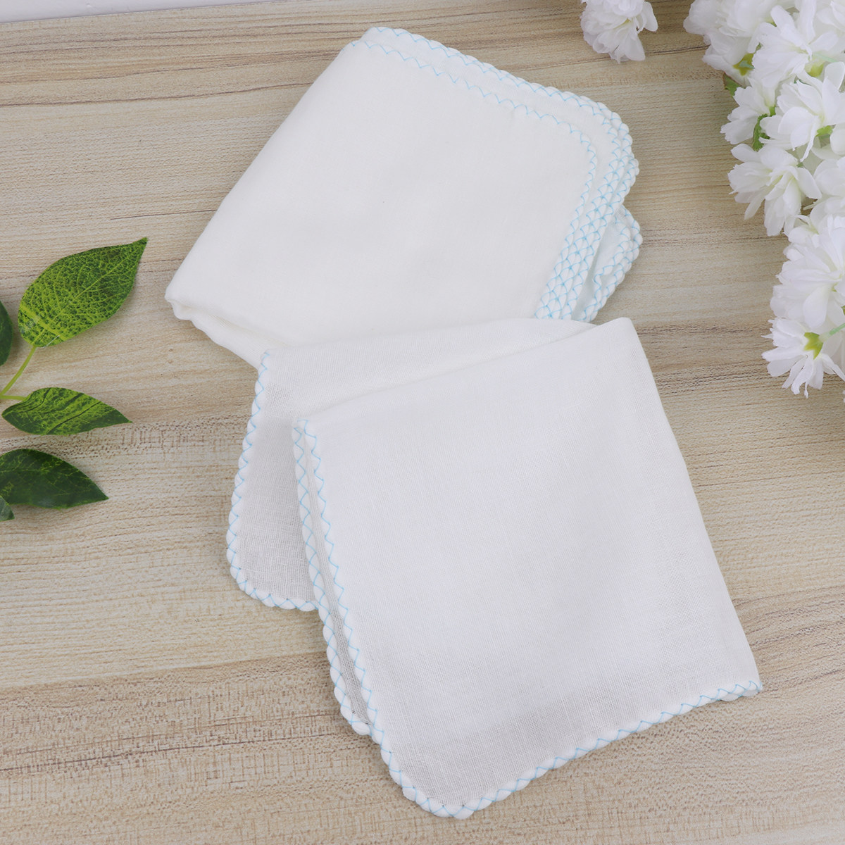 ผ้าเช็ดหน้าผ้าฝ้ายออร์แกนิกธรร - Cotton Wick Organic บทวิจารณ์และราคา