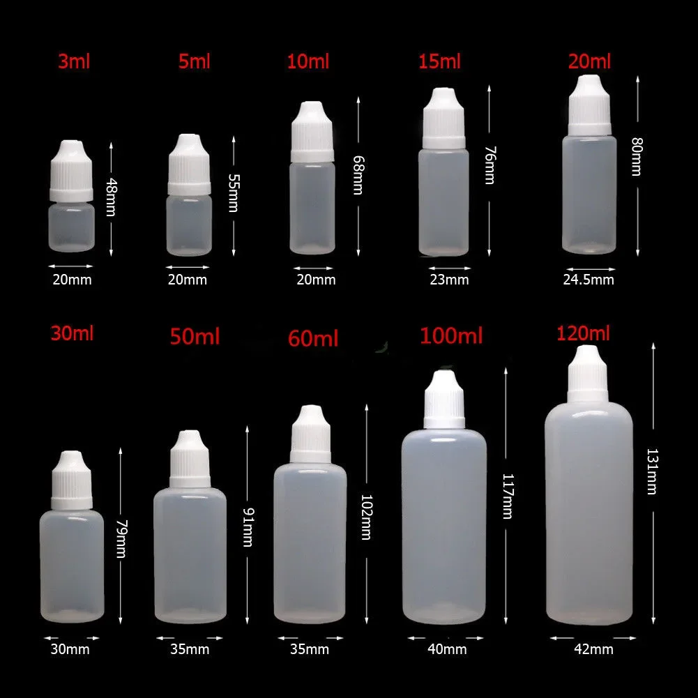 5pcs 3/5/10/15/20/30/50/60/100 - Juice Bottle Dropper บทวิจารณ์และราคา