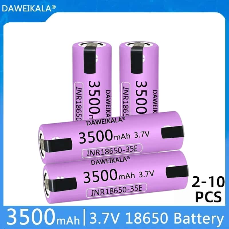 18650 35E 3500mAh 20A แบตเตอรี - Vaping Goods บทวิจารณ์และราคา