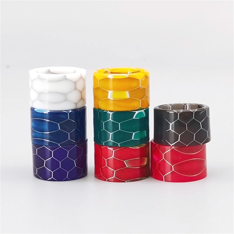 หัวดรอปเรซิ่นลายหนังงู 1 ชิ้น  - Drip Tip Resin บทวิจารณ์และราคา