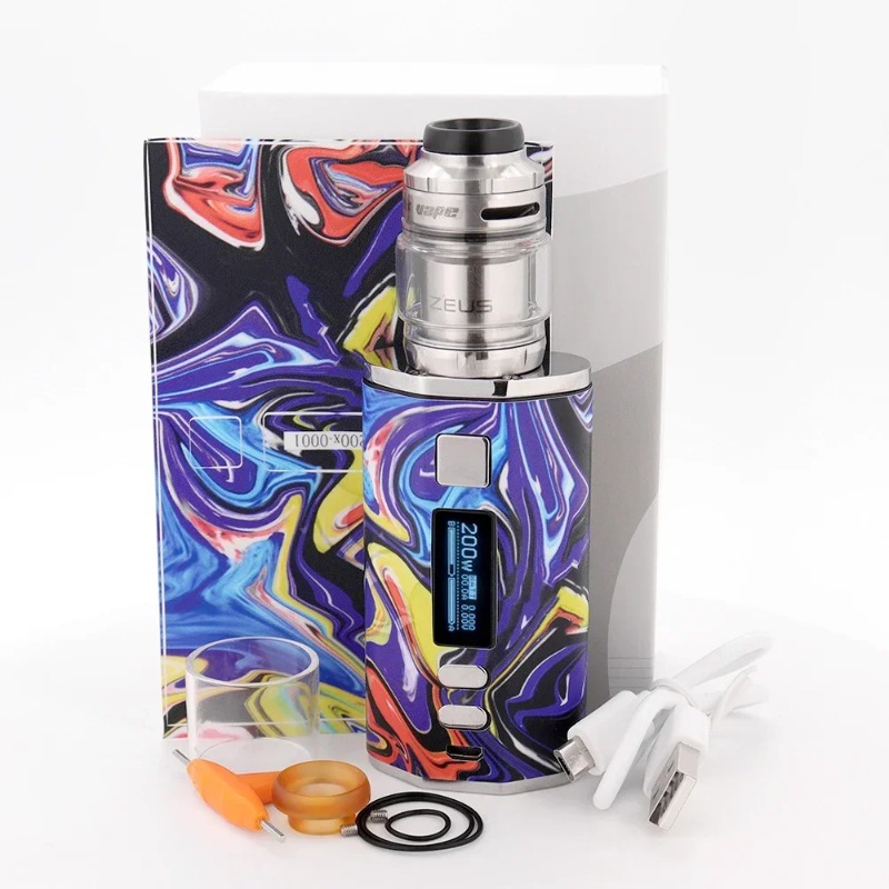 Zeus X ตาข่าย RTA บุหรี่อิเล็ก - Vape Battery 18650 บทวิจารณ์และราคา