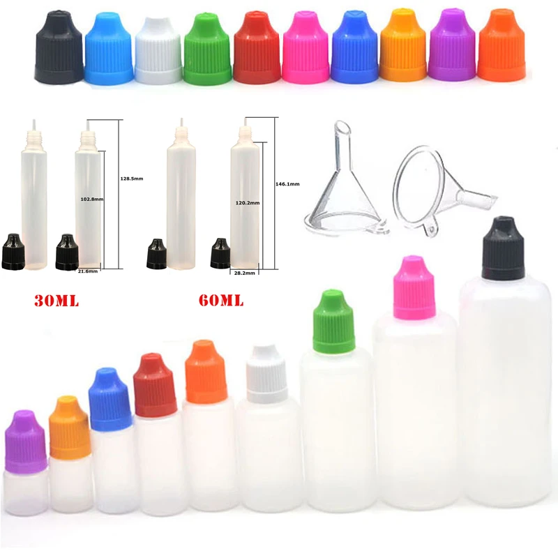 100pcs 3/5/10/15/20/30/50/100/ - Juice Bottle Dropper บทวิจารณ์และราคา
