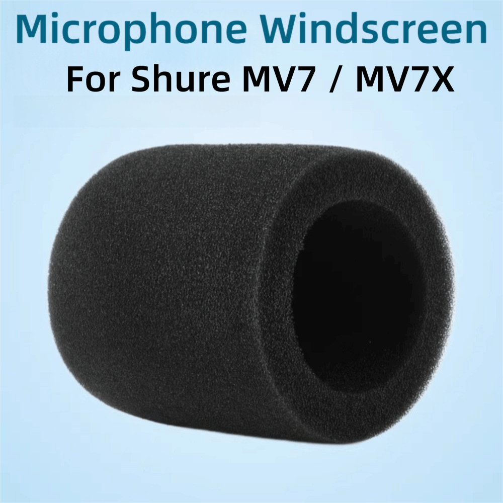 แผ่นฟองน้ำครอบไมโครโฟนแบบกันลม - Shure Mic Mv7 บทวิจารณ์และราคา