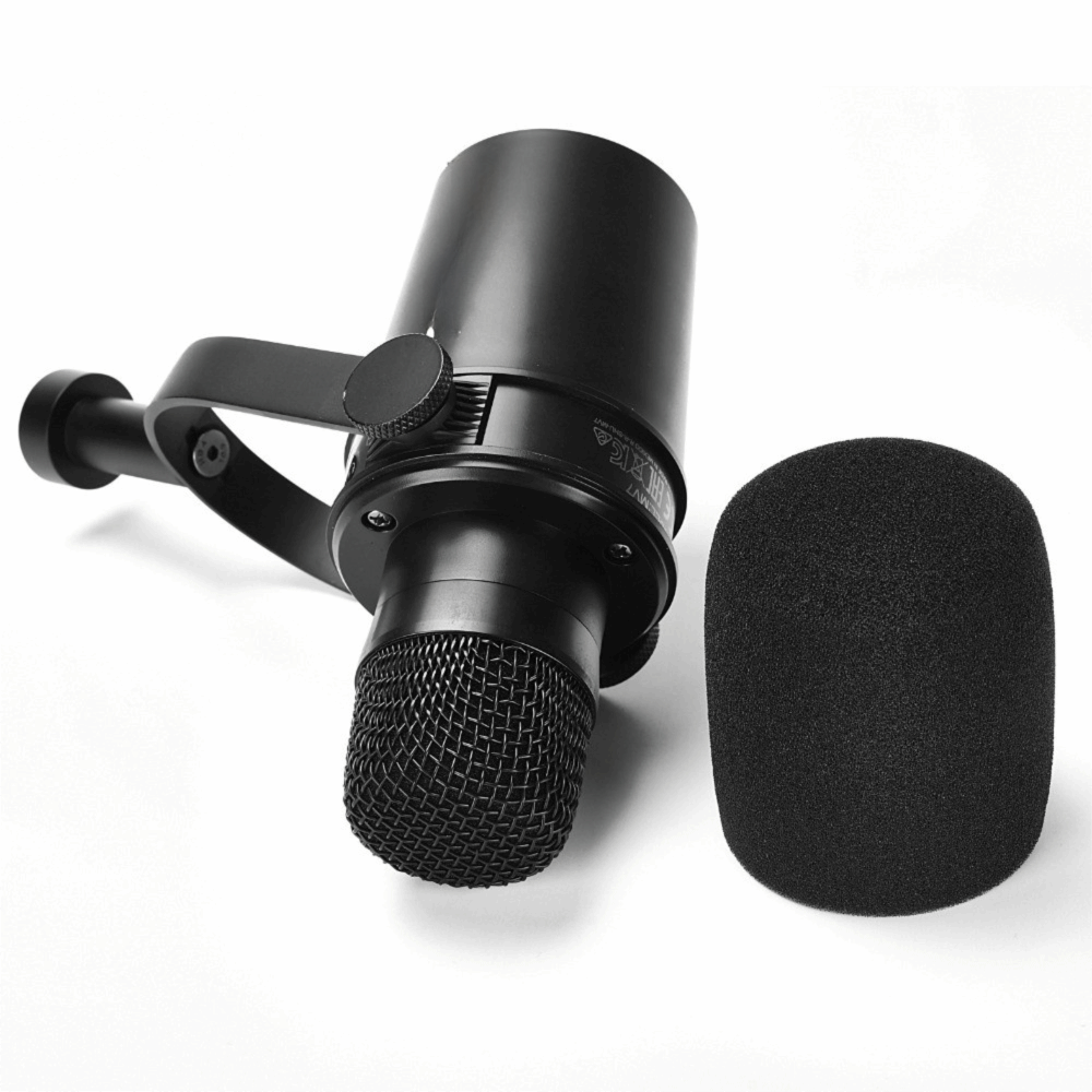 แผ่นฟองน้ำครอบไมโครโฟนแบบกันลม - Shure Mic Mv7 บทวิจารณ์และราคา