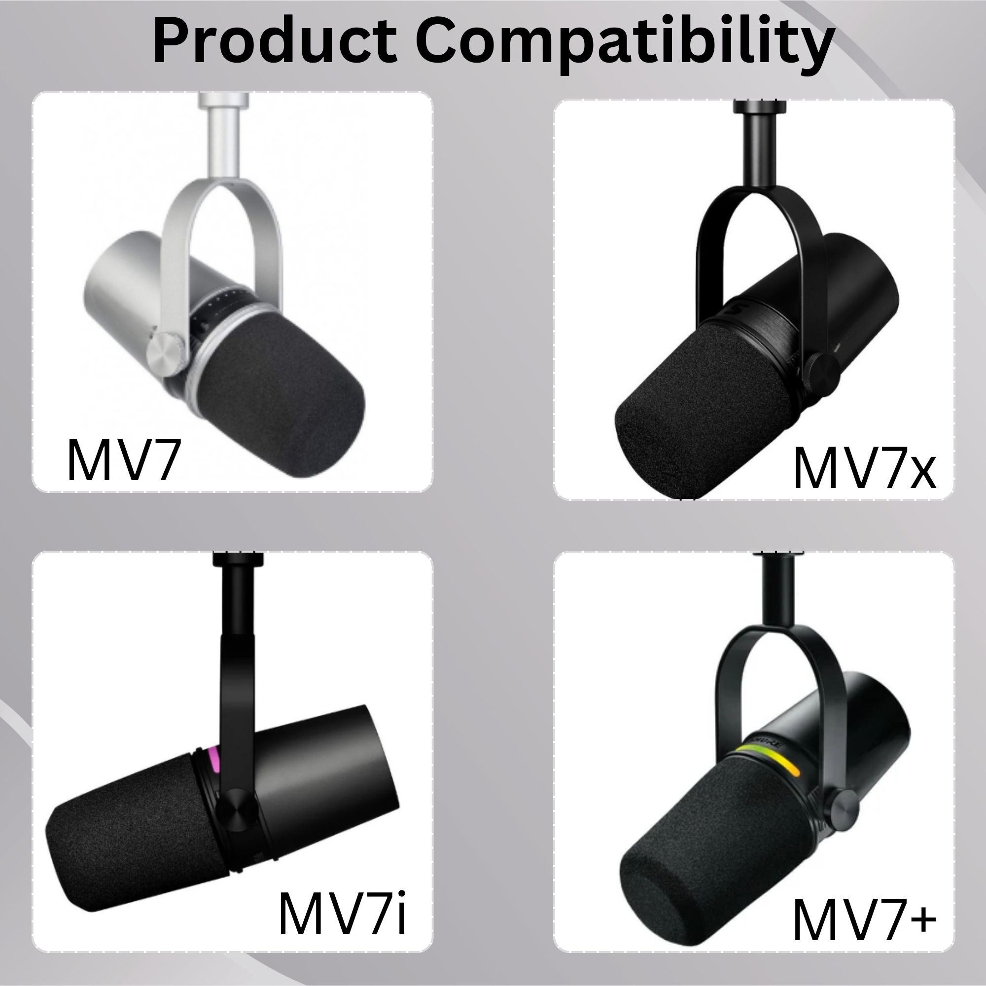 ฟิลเตอร์ป้องกันเสียงรบกวน Shin - Shure Mic Mv7 บทวิจารณ์และราคา